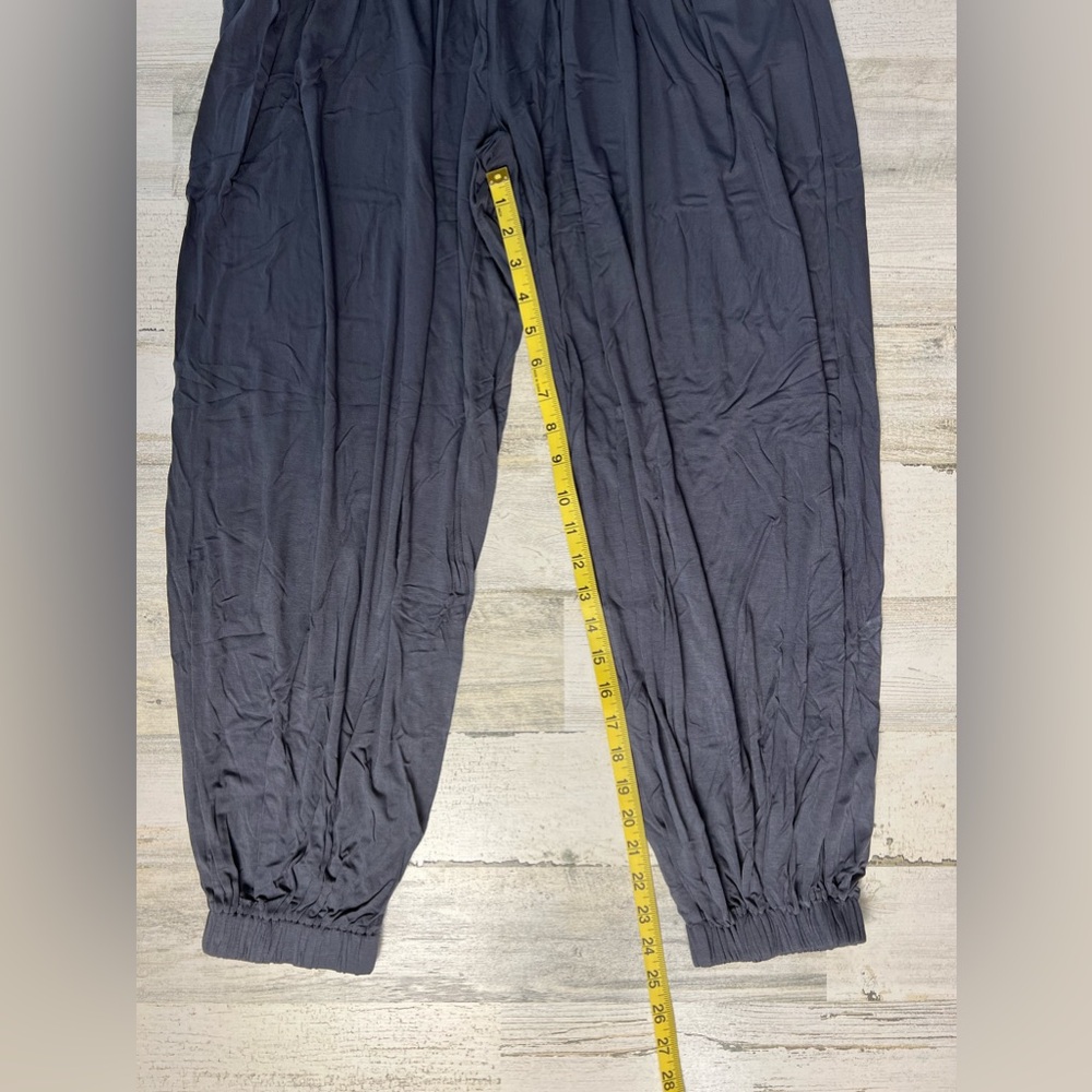 NWT Women's High Waisted Yoga Pants Harem Joggers with Pockets Sz.L - Picture 6 of 7